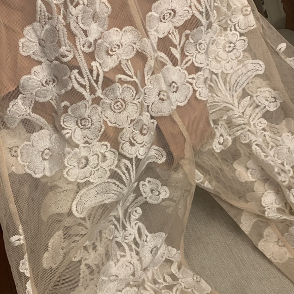 Free People x For love Lemons Temecula Embroidered Lace Jumpsuit size small new - Picture 9 of 11